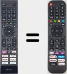 Comandos à distância universal Universal TV Hisense