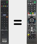 Comandos à distância universal Universal TV Sony