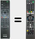 Comandos à distância universal Universal TV Sony