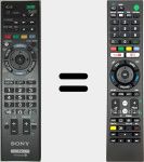 Comandos à distância universal Universal TV Sony