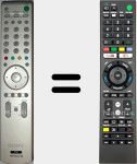 Comandos à distância universal Universal TV Sony