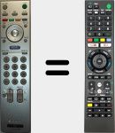 Comandos à distância universal Universal TV Sony