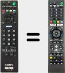 Comandos à distância universal Universal TV Sony