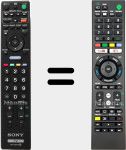 Comandos à distância universal Universal TV Sony