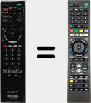 Comandos à distância universal Universal TV Sony