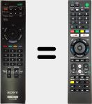 Comandos à distância universal Universal TV Sony