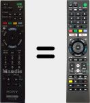 Comandos à distância universal Universal TV Sony