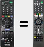 Comandos à distância universal Universal TV Sony