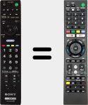 Comandos à distância universal Universal TV Sony