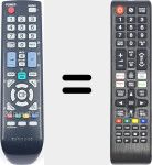 Comandos à distância universal Universal TV Samsung
