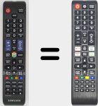 Comandos à distância universal Universal TV Samsung