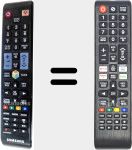 Comandos à distância universal Universal TV Samsung