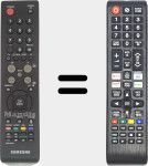 Comandos à distância universal Universal TV Samsung