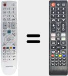 Comandos à distância universal Universal TV Samsung