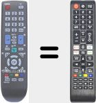Comandos à distância universal Universal TV Samsung