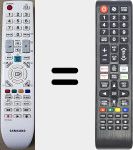 Comandos à distância universal Universal TV Samsung
