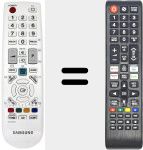 Comandos à distância universal Universal TV Samsung