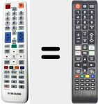 Comandos à distância universal Universal TV Samsung