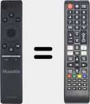 Comandos à distância universal Universal TV Samsung