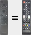 Comandos à distância universal Universal TV Samsung