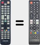 Comandos à distância universal Universal TV Samsung