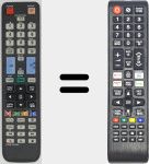 Comandos à distância universal Universal TV Samsung