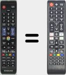 Comandos à distância universal Universal TV Samsung