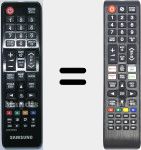 Comandos à distância universal Universal TV Samsung