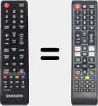Comandos à distância universal Universal TV Samsung