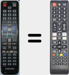 Comandos à distância universal Universal TV Samsung