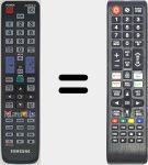Comandos à distância universal Universal TV Samsung