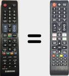 Comandos à distância universal Universal TV Samsung
