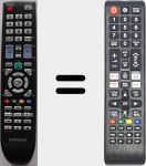 Comandos à distância universal Universal TV Samsung