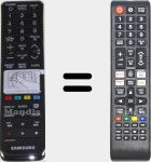 Comandos à distância universal Universal TV Samsung