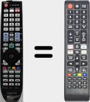 Comandos à distância universal Universal TV Samsung