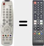 Comandos à distância universal Universal TV Samsung