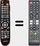 Comandos à distância universal Universal TV Samsung