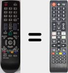 Comandos à distância universal Universal TV Samsung