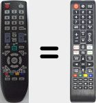 Comandos à distância universal Universal TV Samsung