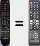 Comandos à distância universal Universal TV Samsung