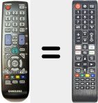 Comandos à distância universal Universal TV Samsung