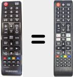Comandos à distância universal Universal TV Samsung