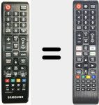 Comandos à distância universal Universal TV Samsung