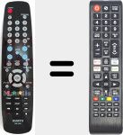 Comandos à distância universal Universal TV Samsung