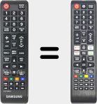 Comandos à distância universal Universal TV Samsung