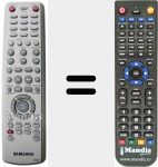 Comando &agrave; dist&acirc;ncia substituto de 00023 M