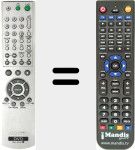 Comando &agrave; dist&acirc;ncia substituto de RMT-D157P (147772221)