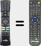 Comando à distância substituto de RC4390P (23573871)
