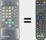 Comando à distância substituto de TELEPILOT 623 (296220570100)