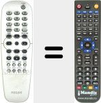 Comando &agrave; dist&acirc;ncia substituto de RC19133005/01H (313922889711)